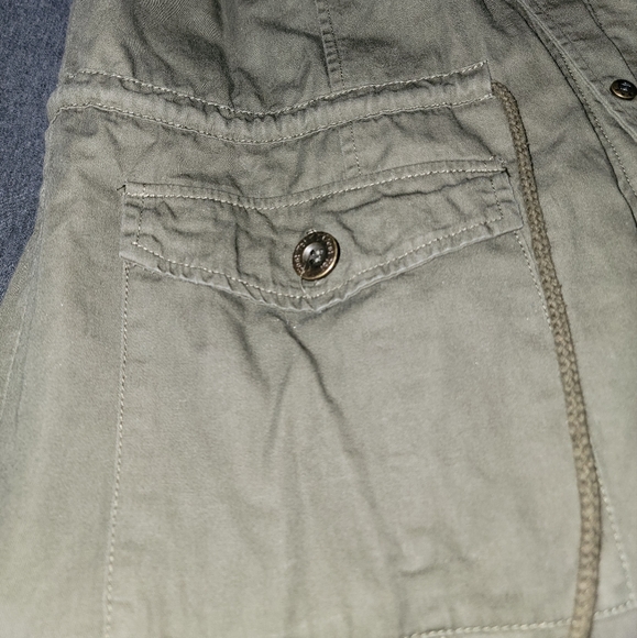 C'Esttoi Faux Fur Lined Utility Vest - 2XL - Green - Picture 7 of 10